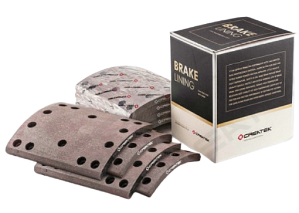 Rear Brake Lining - 14 holes (Howo)(Createk)